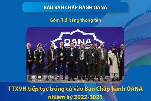 TTXVN tiếp tục trúng cử vào Ban chấp hành OANA nhiệm kỳ 2022 - 2025