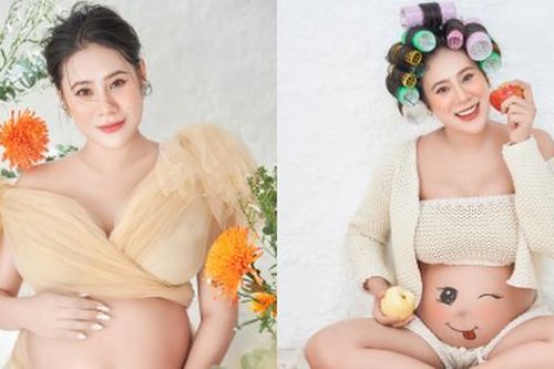 Hồ Bích Trâm mang bầu 7 tháng, tiết lộ tăng 16kg