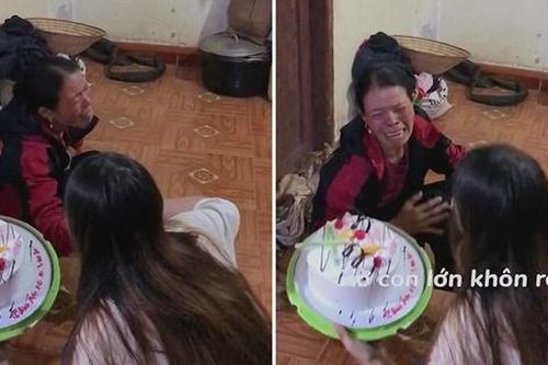 Người mẹ òa khóc khi bất ngờ được tặng bánh kem, chia sẻ của cô gái khiến ai cũng xúc động