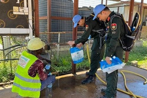 Cuộc sống hàng ngày của 3 cán bộ Công an Việt Nam tại Nam Sudan