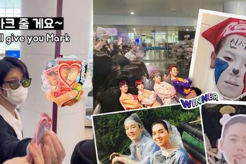 'Chơi nhây' như fan WINNER, đón idol bằng meme, tặng Seunghoon 'thẻ bo góc' Mark (NCT)