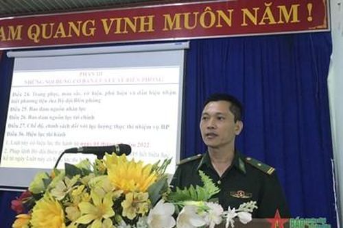 Tập huấn Luật Biên phòng Việt Nam tại huyện biên giới Ea Súp (Đắk Lắk)