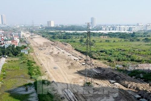 Tuyến đường vành đai 3,5 ở Hà Nội với tổng mức đầu tư hơn 1.000 tỷ đồng chậm tiến độ