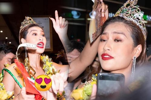 Vừa về nước, Hoa hậu Thiên Ân đã tạo ra cả 'rổ 'meme: Xứng đáng là danh hài mới nổi của showbiz Việt