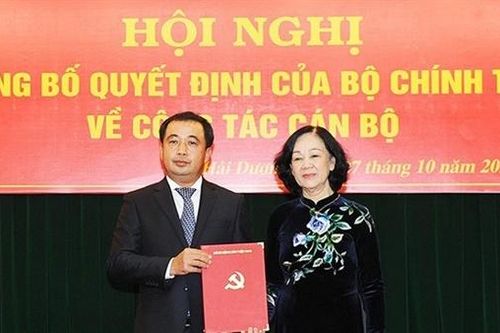 Đồng chí Trần Đức Thắng giữ chức Bí thư Tỉnh ủy Hải Dương