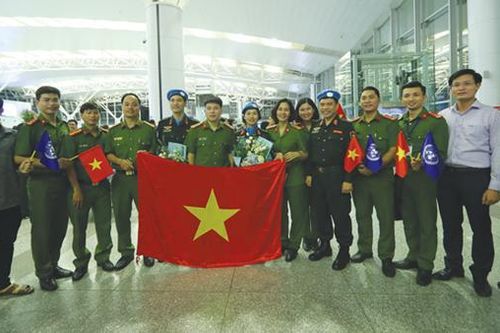 Nữ chiến sĩ công an đầu tiên tham gia lực lượng gìn giữ hòa bình