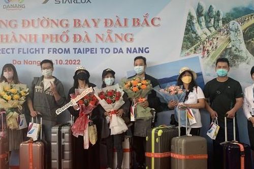 Nối lại đường bay quốc tế Đài Bắc-Đà Nẵng sau thời gian gián đoạn vì dịch bệnh