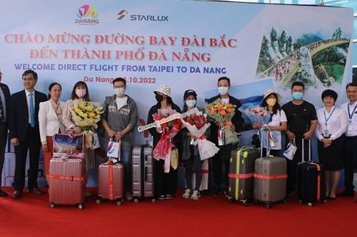 Du khách Đài Loan có mặt tại Đà Nẵng sau 2 năm ảnh hưởng dịch COVID-19