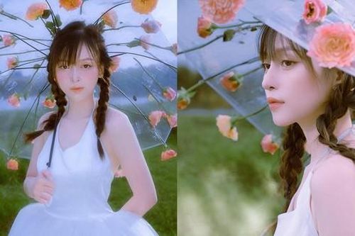 Nàng mẫu 2K3 trong bộ ảnh thơ mộng, ngọt ngào giữa vườn hoa