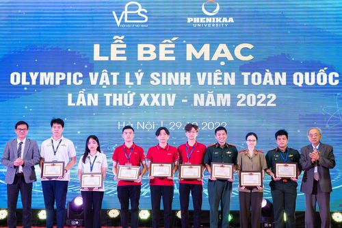 Bế mạc Olympic Vật lí sinh viên toàn quốc lần thứ 24 năm 2022