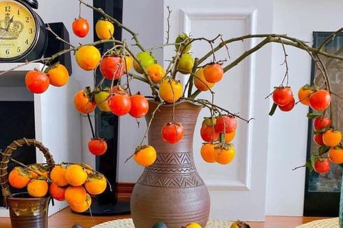 Cắm hoa xưa rồi, chị em bây giờ phải đua nhau cắm cành quả mới đúng 'mốt'