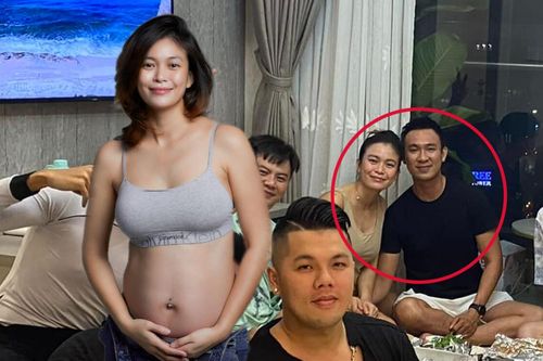 Hậu công khai bầu bí, Mâu Thủy vô tình để lộ dung mạo khôi ngô tuấn tú của chồng tương lai