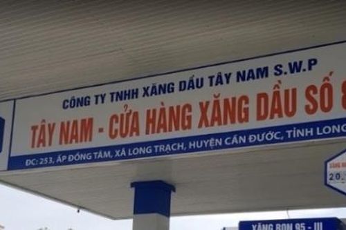 Công ty Xăng Dầu Tây Nam S.W.P đứng dầu danh sách nợ thuế tại Long An