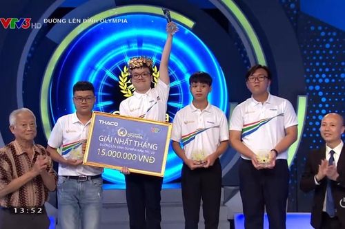 Nam sinh Hải Dương ngược dòng ngoạn mục giành vòng nguyệt quế Olympia