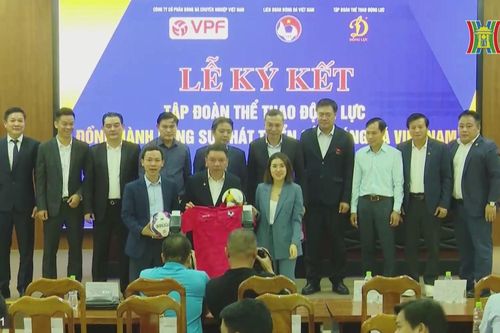 Tập đoàn thể thao Động Lực đồng hành cùng sự phát triển của bóng đá Việt Nam