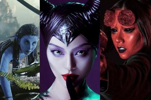 Băng Di, Lan Ngọc, Quỳnh Anh Shyn hóa trang ma quái trong lễ hội Halloween 2022
