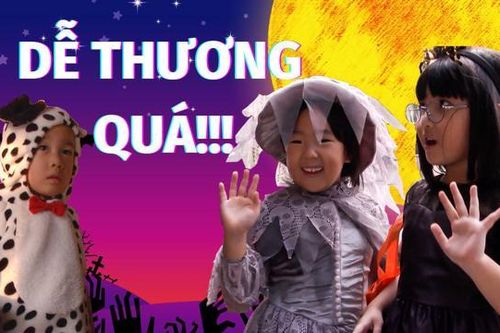 Hóa trang dễ thương, trẻ em Tây Hồ háo hức xin kẹo dịp Halloween