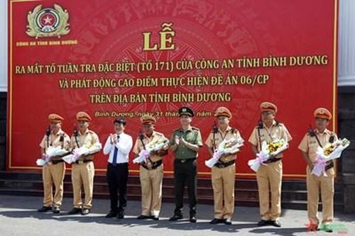 Ra mắt Tổ tuần tra đặc biệt của Công an tỉnh Bình Dương