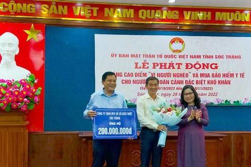 Sóc Trăng phát động mua bảo hiểm y tế cho hộ đặc biệt khó khăn