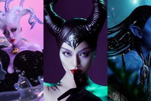 Sao Vbiz đầu tư vào màn tạo hình cho Halloween
