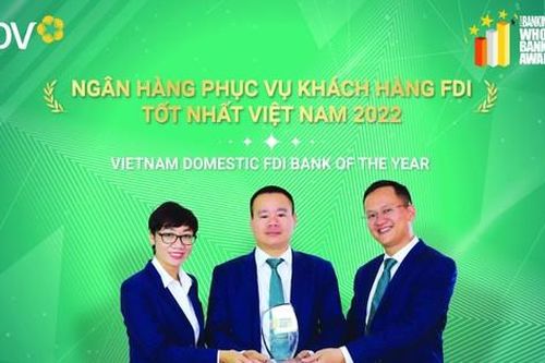 BIDV được vinh danh Ngân hàng phục vụ khách hàng FDI tốt nhất Việt Nam năm 2022
