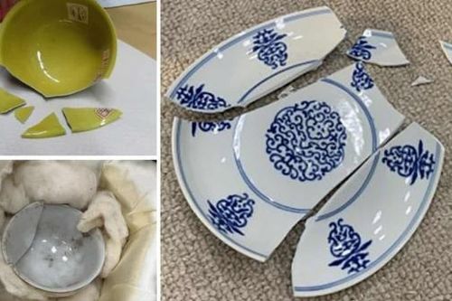 Ba món đồ cổ bị vỡ trong bảo tàng cố cung trị giá 77 triệu USD