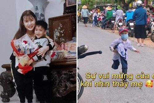 Con 7 tuổi mẹ mới lần đầu tới trường đón con tan học