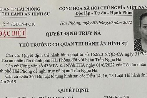 Bắt nữ quái đất Cảng bị truy nã đặc biệt