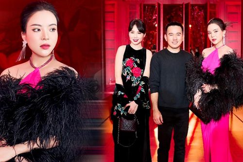 Chị Ông Địa bị ném đá vì mặc đồ 'chả giống ai' tại show thiết kế của Lê Thanh Hòa