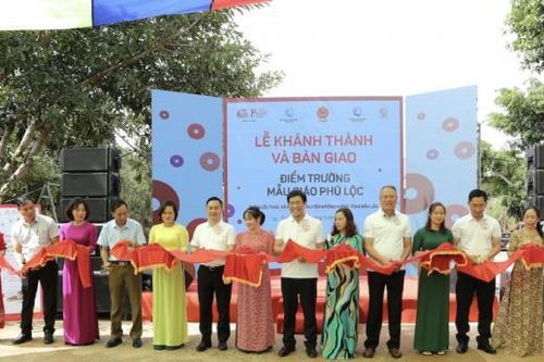 Đắk Lắk: Khánh thành trường mẫu giáo cho các em nhỏ khó khăn huyện Krông Năng