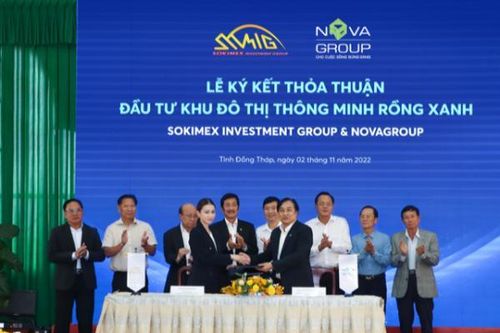 NovaGroup và Sokimex ký cam kết đầu tư, phát triển dự án khu đô thị Blue Dragon