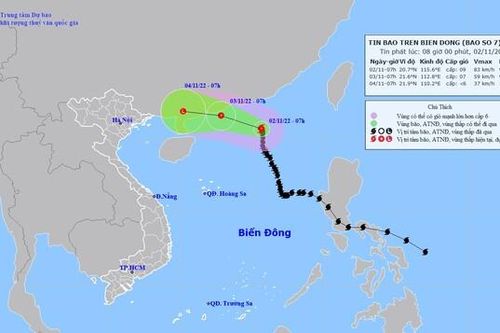 Bão số 7 giảm cấp, khả năng suy yếu thành áp thấp nhiệt đới trên Biển Đông