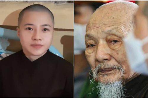 Ông Lê Tùng Vân là người trực tiếp làm lễ xuất gia cho cô gái Võ Thị Diễm My