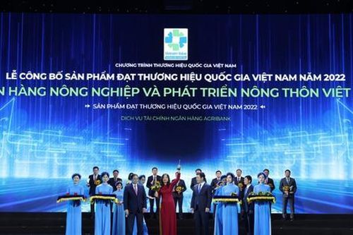 Agribank là Thương hiệu Quốc gia Việt Nam năm 2022