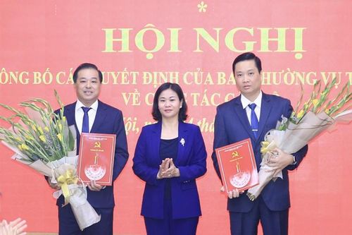 Hà Nội: Bổ nhiệm Phó Giám đốc Sở LĐ,TB&XH và Phó Bí thư TT Quận ủy Hoàn Kiếm