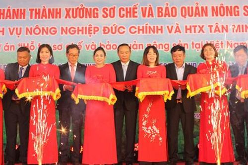 Hải Dương: Khánh thành xưởng sơ chế và bảo quản nông sản hơn 60 tỷ đồng