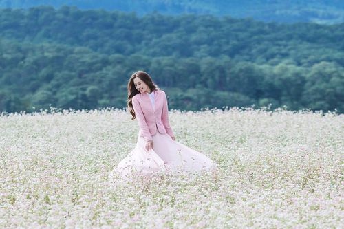 Cánh đồng tam giác mạch mênh mông xuất hiện ở Đà Lạt, du khách ngỡ lạc bước đến Hà Giang