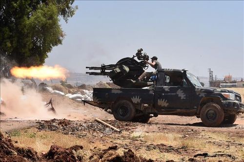 Tấn công bằng rocket tại Syria