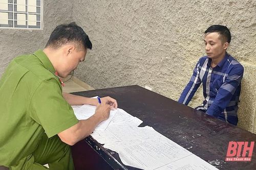 Bắt giữ đối tượng trộm cắp hàng loạt camera lùi, logo ôtô trên địa bàn TP Thanh Hóa