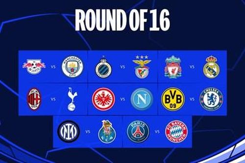 Bốc thăm vòng 1/8 Champions League: 'Chung kết sớm' PSG-Bayern Munich, Liverpool-Real Madrid