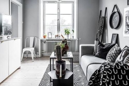 Căn hộ 45m2 được trang trí với gam màu trung tính ấn tượng