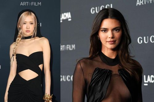 Sắc đen bao trùm LACMA 2022: Rosé bớt nhạt nhòa, Kendall Jenner hở bạo