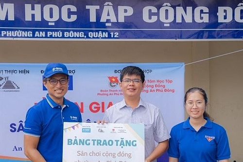 BASF và Think Playgrounds trao tặng sân chơi cộng đồng tại TP. Hồ Chí Minh