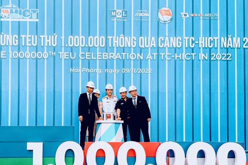 Đón 1 triệu TEU hàng hóa qua Cảng container quốc tế Tân Cảng Hải Phòng