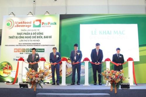 Khai mạc Triển lãm quốc tế ngành thực phẩm, đồ uống tại Hà Nội