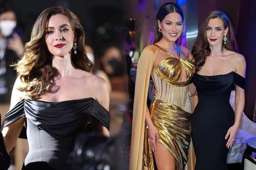 Đăng quang gần 20 năm, nhan sắc Miss Universe 2005 vẫn 'nuốt gọn' đàn em khi đứng chung khung hình