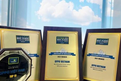OPPO Việt Nam được vinh danh Top 100 nơi làm việc tốt nhất Việt Nam năm 2022