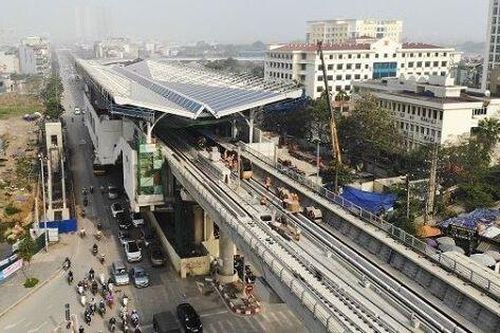 Nhiều hạng mục thuộc dự án đường sắt đô thị Nhổn – Ga Hà Nội khởi công trở lại