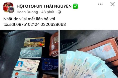 Nhặt được của rơi trả lại người mất