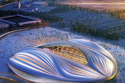 Độc đáo sân vận động World Cup 2022 được làm từ 974 container